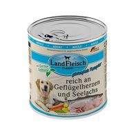 Packung LandFleisch Dog Classic Geflügel mit Reis und Gartengemüse