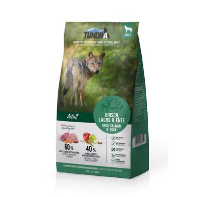 Tundra Dog - Trockenfutter Hirsch, Ente & Lachs