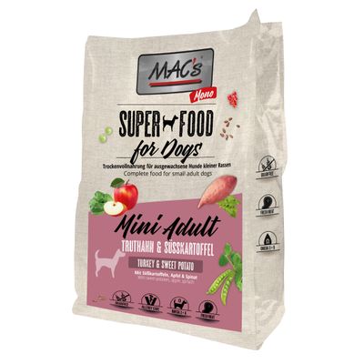 MAC's DOG - Monoprotein Mini Adult Truthahn