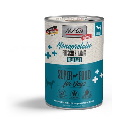 MAC's DOG - Monoprotein Dose 6x400g