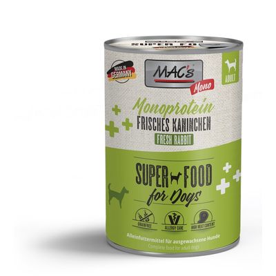 MAC's DOG - Monoprotein Dose 6x400g