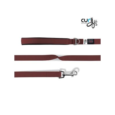 Curli Basic Hundeleine Nylon Maroon