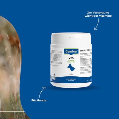Canina V25 Vitamintabletten 100g