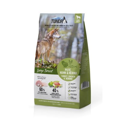 Tundra Dog Large Breed Pute Huhn & Hering