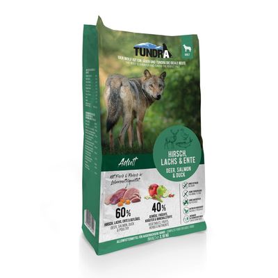 Tundra Dog - Trockenfutter Hirsch, Ente & Lachs