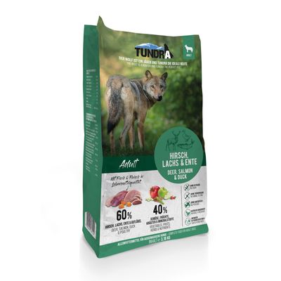 Tundra Dog - Trockenfutter Hirsch, Ente & Lachs