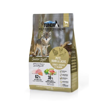 Tundra Dog - Trockenfutter Senior/Light Pute, Huhn & Lachs