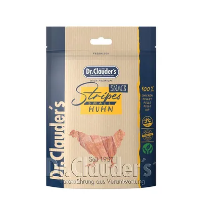 Dr. Clauder Dog Snack Stripes Small 80g Dr. Clauder Dog Snack Stripes Small 80g