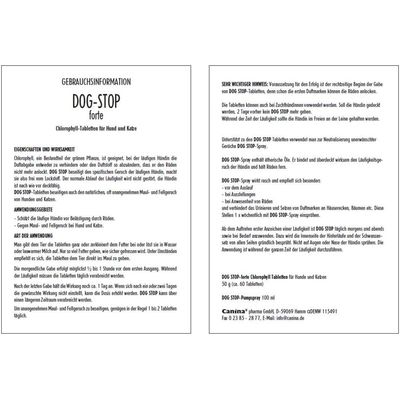Canina Dog-Stop Forte Tabletten