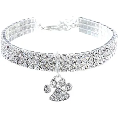 Collier de chien en strass, collier pour animal Collier de chien en strass, collier pour animal