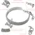 Collier de chien en strass, collier pour animal Collier de chien en strass, collier pour animal