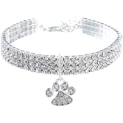 Collier de chien en strass, collier pour animal