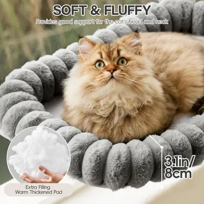 Elegant Hamac pour Chat Pliable Reversible Support 18kg M Elegant Hamac pour Chat Pliable Reversible Support 18kg M