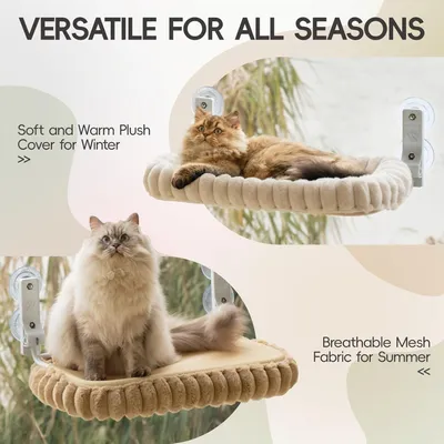 Elegant Hamac pour Chat Pliable Reversible Support 18kg M Elegant Hamac pour Chat Pliable Reversible Support 18kg M