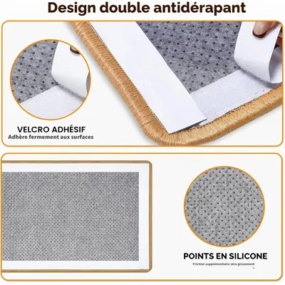 Tapis Griffoir Chat Sisal 60x40cm pour Chat Anti-Griffe Tapis Griffoir Chat Sisal 60x40cm pour Chat Anti-Griffe