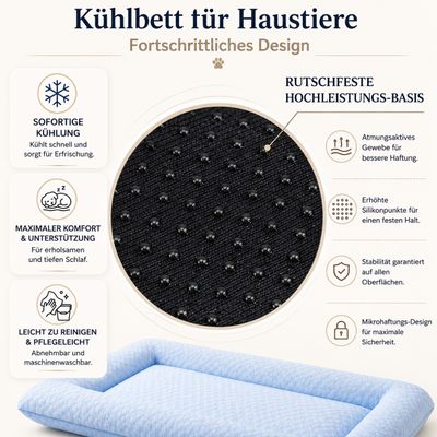 Yommy Eisseide-Kühlmatte für Hunde und Katzen