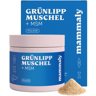 mammaly - Grünlippmuschel & MSM Pulver für Hunde