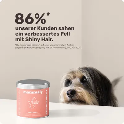 mammaly - Shiny Hair® - Haut- und Fell-Snacks für Hunde