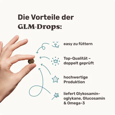 mammaly - Grünlippmuschel-Drops für Hunde