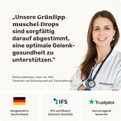 mammaly - Grünlippmuschel-Drops für Hunde
