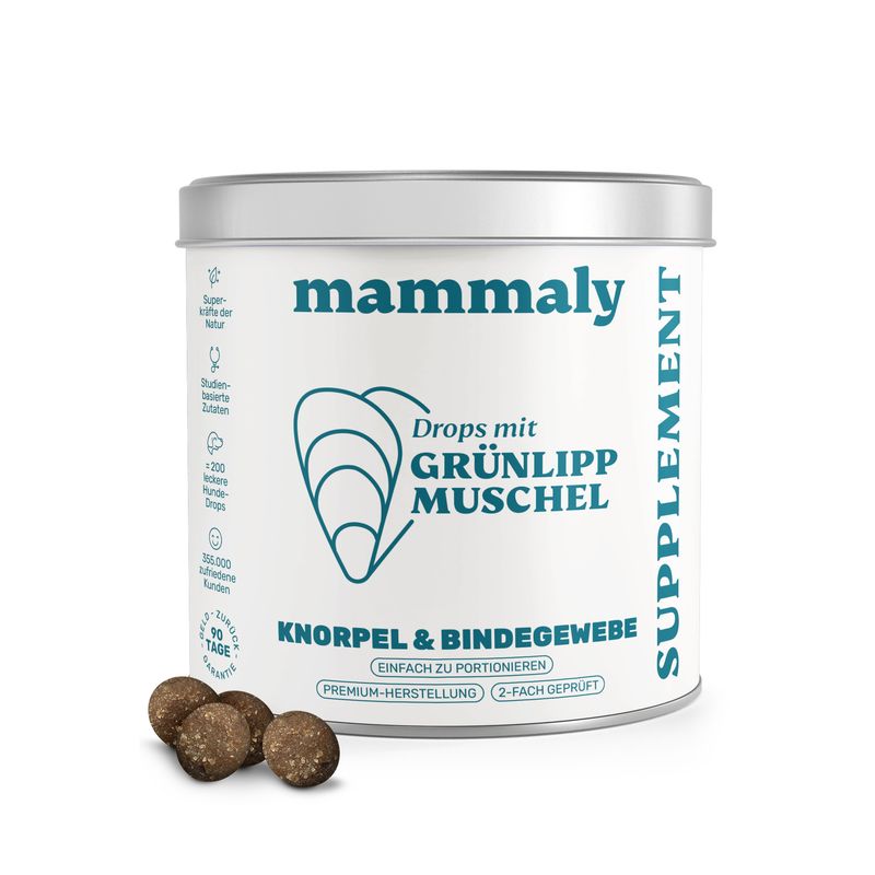 mammaly - Grünlippmuschel-Drops für Hunde