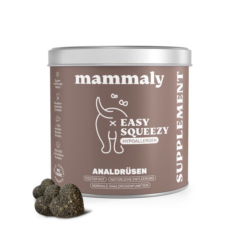mammaly - Easy Squeezy® - Ballaststoff-Snacks für Hunde