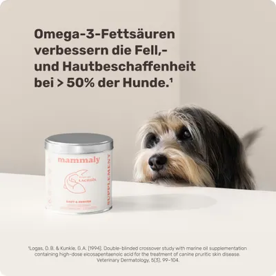 mammaly - Lachsöl-Drops für Hunde mammaly - Lachsöl-Drops für Hunde