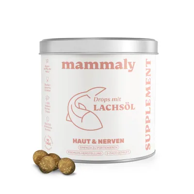 mammaly - Lachsöl-Drops für Hunde mammaly - Lachsöl-Drops für Hunde