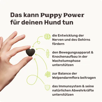 mammaly - Puppy Power® - Welpen-Snacks für Hunde