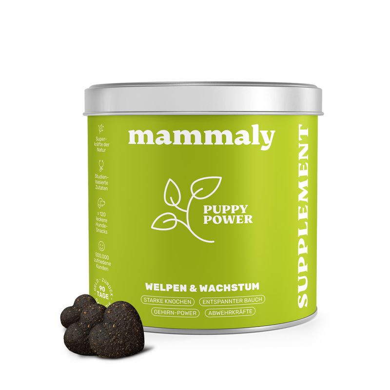 mammaly - Puppy Power® - Welpen-Snacks für Hunde
