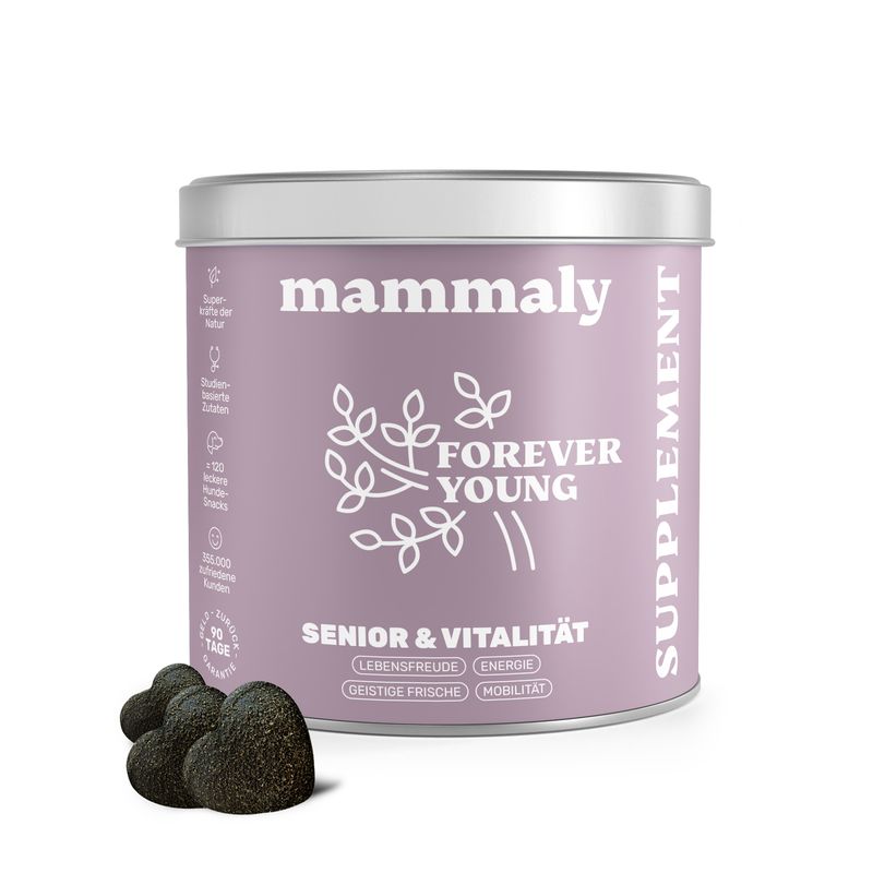 mammaly - Forever Young® - Senior-Snacks für Hunde