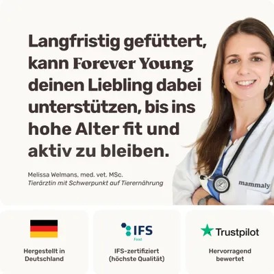 mammaly - Forever Young® - Senior-Snacks für Hunde mammaly - Forever Young® - Senior-Snacks für Hunde