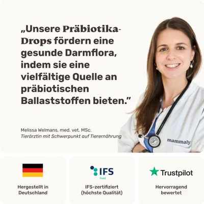 mammaly - Präbiotika-Drops für Hunde mammaly - Präbiotika-Drops für Hunde