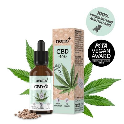 10% CBD Tropfen für Hunde