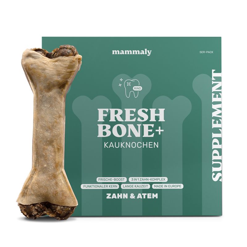 mammaly - Fresh Bone - Zahnpflege-Kauknochen für Hunde