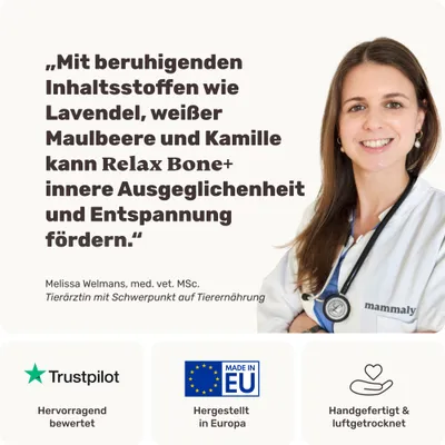 mammaly - Relax Bone - Entspannungs-Kauknochen für Hunde mammaly - Relax Bone - Entspannungs-Kauknochen für Hunde