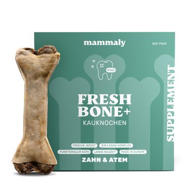mammaly - Fresh Bone - Zahnpflege-Kauknochen für Hunde
