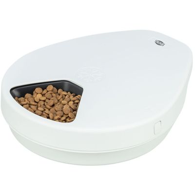 TRIXIE Futterautomat für Hunde und Katzen mit Kühlung für Nassfutter