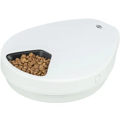 TRIXIE Futterautomat für Hunde und Katzen mit Kühlung für Nassfutter