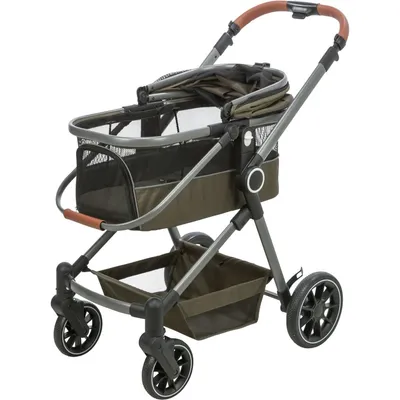 TRIXIE Hundebuggy bis 22 kg mit abnehmbarem Korb und Regenhaube TRIXIE Hundebuggy bis 22 kg mit abnehmbarem Korb und Regenhaube