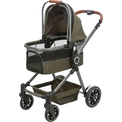 TRIXIE Hundebuggy bis 22 kg mit abnehmbarem Korb und Regenhaube TRIXIE Hundebuggy bis 22 kg mit abnehmbarem Korb und Regenhaube
