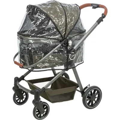 TRIXIE Hundebuggy bis 22 kg mit abnehmbarem Korb und Regenhaube TRIXIE Hundebuggy bis 22 kg mit abnehmbarem Korb und Regenhaube