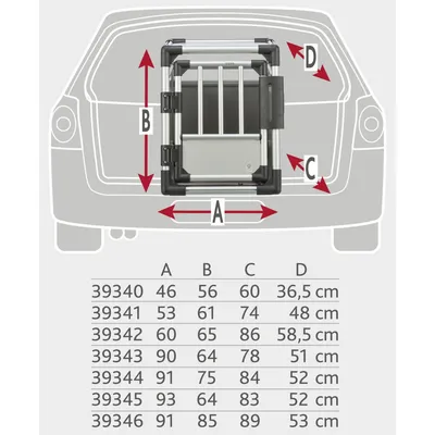 TRIXIE Transportbox, Aluminium TRIXIE Transportbox, Aluminium