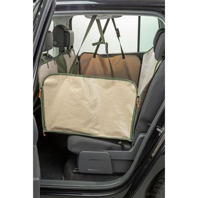 TRIXIE Wendbare Autoschondecke für Hunde mit Bodenplatte und Sichtfenster