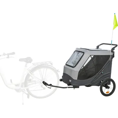 TRIXIE Fahrradanhänger für Hunde, schnell zusammenklappbar TRIXIE Fahrradanhänger für Hunde, schnell zusammenklappbar