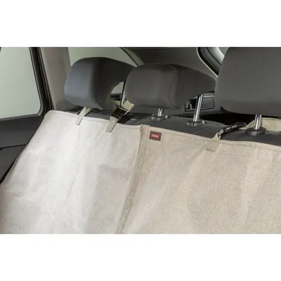 TRIXIE beige Autoschondecke zur einseitigen Befestigung, teilbar