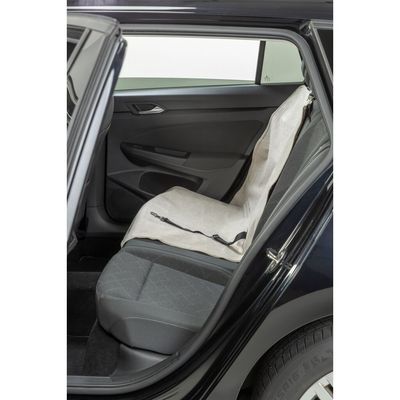 TRIXIE beige Autoschondecke zur einseitigen Befestigung, teilbar