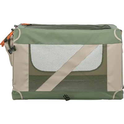 TRIXIE Faltbare Hundebox Comfy mit abnehmbarer Außentasche und Netzstoff TRIXIE Faltbare Hundebox Comfy mit abnehmbarer Außentasche und Netzstoff