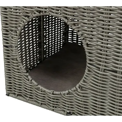 TRIXIE Outdoor Katzenhöhle Amalia aus Polyrattan, eckig TRIXIE Outdoor Katzenhöhle Amalia aus Polyrattan, eckig