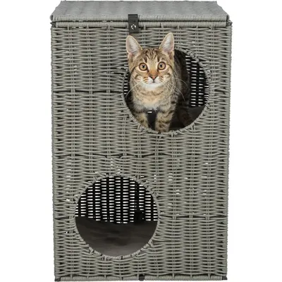 TRIXIE Outdoor Katzenhöhle Amalia aus Polyrattan, eckig TRIXIE Outdoor Katzenhöhle Amalia aus Polyrattan, eckig